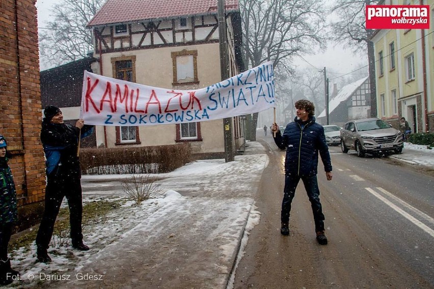 Mieszkańcy Sokołowska po królewsku powitali Kamilę Żuk,...