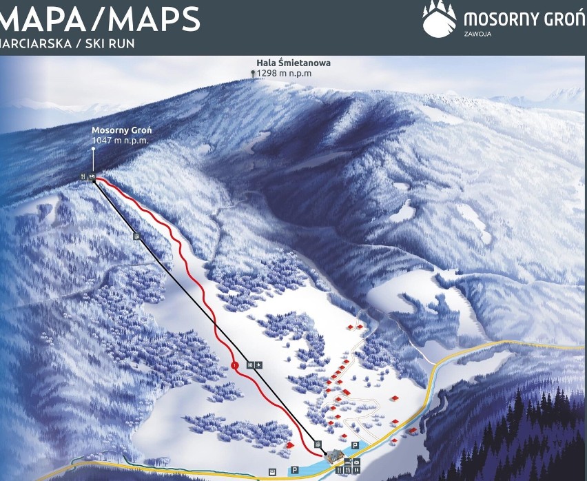 Na Mosornym Groniu na narciarzy czekają trasy z pięknymi...