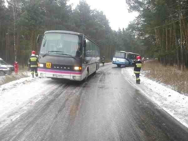 W wypadku zderzyły się dwa autobusy