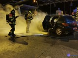 Pożar samochodu osobowego na autostradzie A1. Utrudnienia w kierunku Gdańska