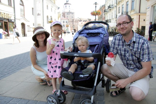 Magdalena, Weronika, Kuba i Grzegorz Janikowscy