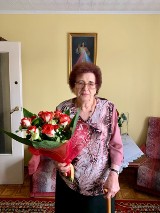 Jubileusz pani Teresy z gminy  Damasławek. Świętowała swoje 90. urodziny. Z życzeniami przybył do niej wójt 