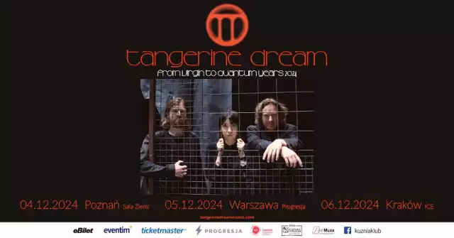 Grudniowe koncerty Tangerine Dream w Polsce zapowiadają się jako hipnotyzująca mieszanka klasycznych utworów zespołu oraz ich nowego materiału.