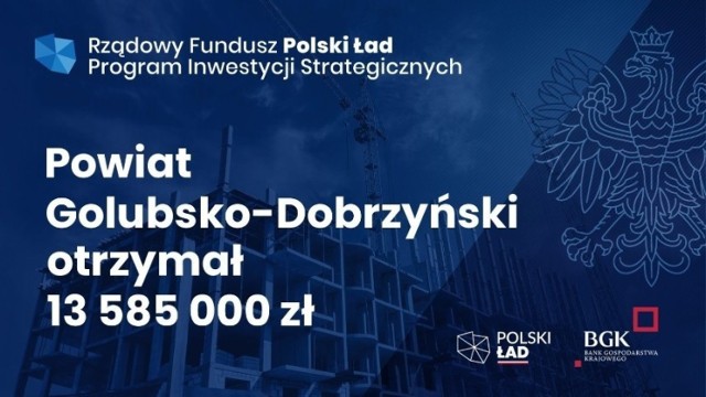 Są deklaracje o przyznaniu dofinansowań dla samorządów w ramach Polskiego Ładu. Do naszego powiatu ma trafić około 47 mln zł. Najwięcej, bo 13,5 mln zł otrzyma Starostwo Powiatowe