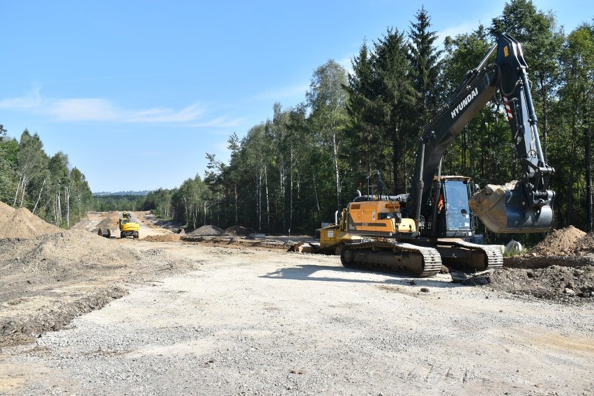 Prace przy budowie obwodnicy Bolesławia