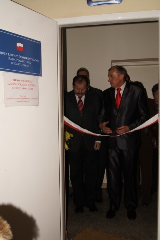 Kartuzy. Biuro poselskie SLD w Kartuzach zostało ponownie otwarte