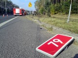 Wypadek Jaworzno. Auto wyleciało z jezdni na ulicy Wojska Polskiego