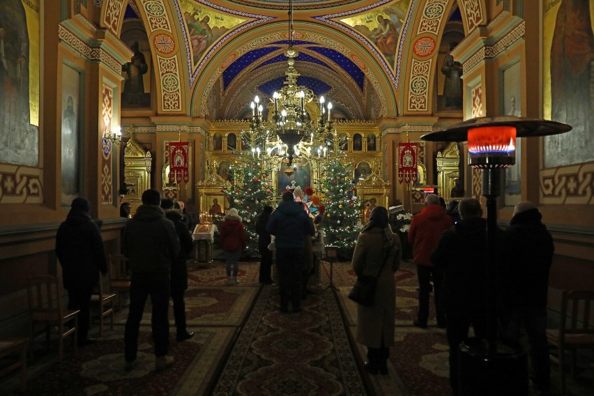 Prawosławne święta Bożego Narodzenia w cerkwi Piotrkowie...