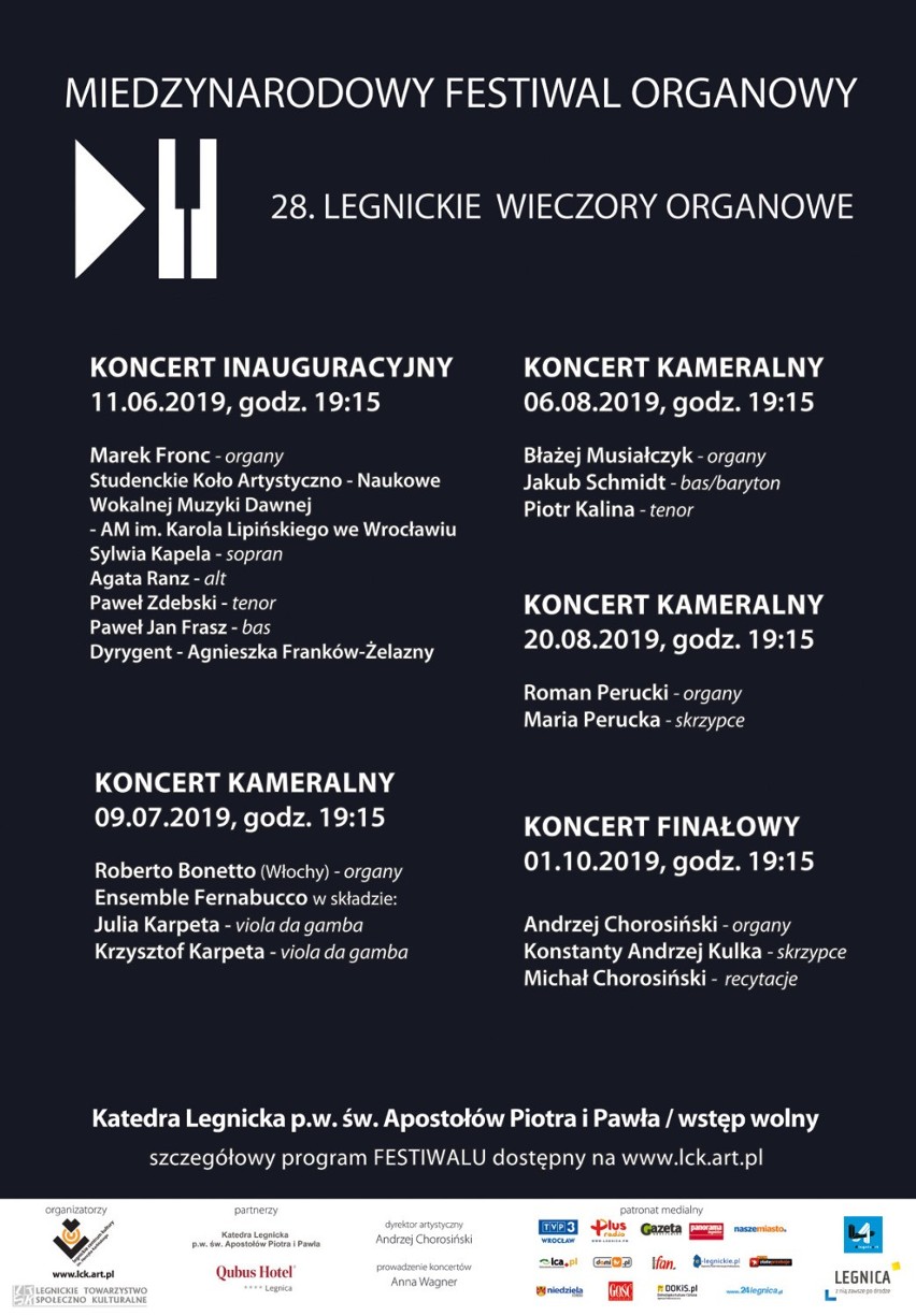 We wtorek wyjątkowy koncert organowy! LCK zaprasza!