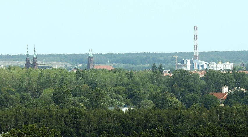 Tak wygląda Legnica na zdjęciach widziana z okolic miejscowości Kozice