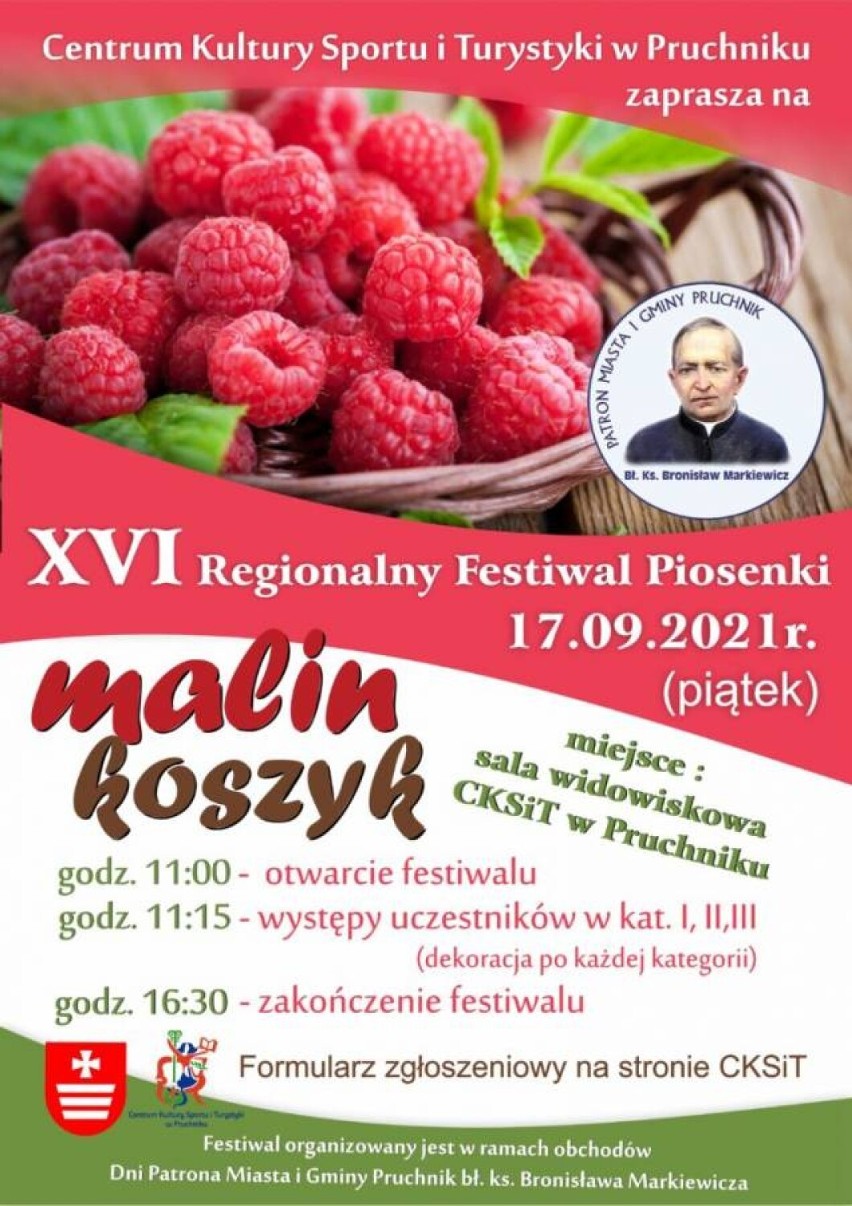 17 września (piątek) odbędzie się XVI Regionalny Festiwal...