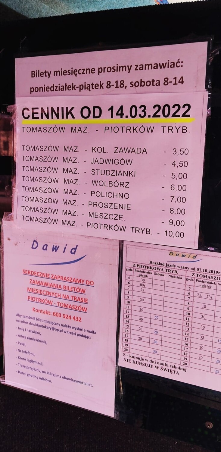 Podwyżki cen biletów przez rosnące ceny paliw. Drożej płacimy m.in. do Piotrkowa i do Łodzi