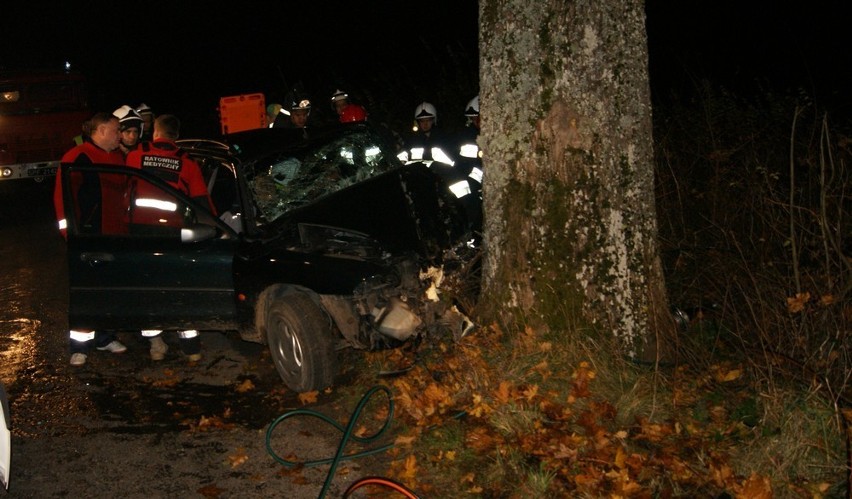 Wypadek między Lędziechowem a Gęsią