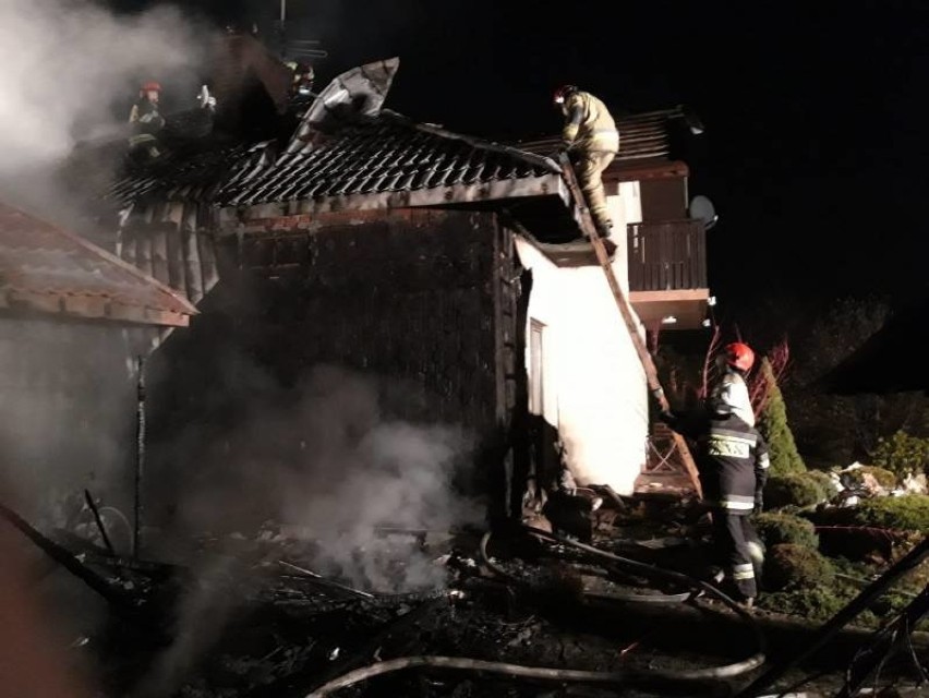 Nowy Sącz. Pożar na ulicy Dunajcowej gasiło 41 strażaków