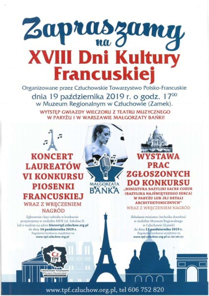 Człuchów. 18. Dni Kultury Francuskiej - dziś (sobota, 19.10) na zamku. Zobacz zdjęcia z przesłuchań konkursowych