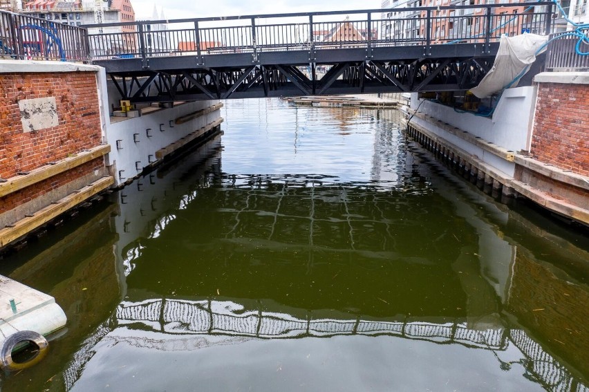 Gdańsk. Nowy zwodzony most w centrum miasta. Zobacz zdjęcia z lotu ptaka