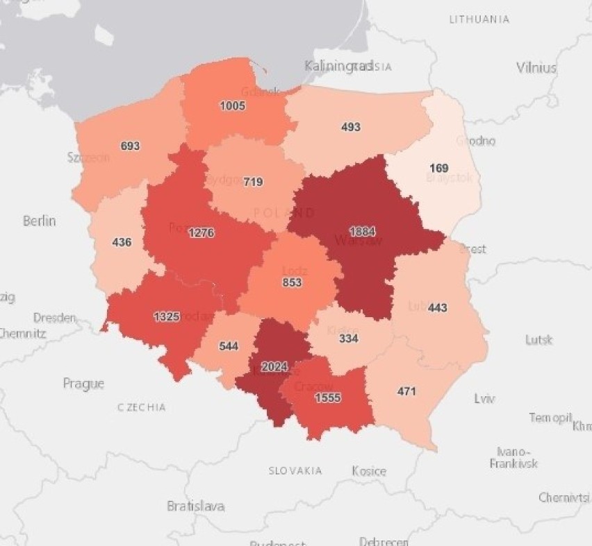 Raport z zachorowań na koronawirusa w Polsce 30.12.2021