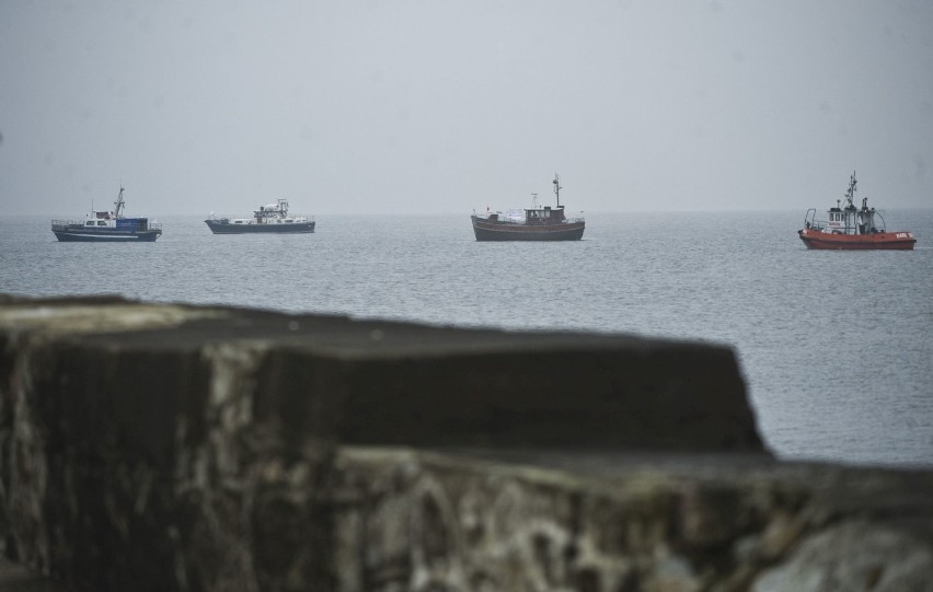 Armatorzy zablokowali port w Darłowie na dwie godziny [zdjęcia] 