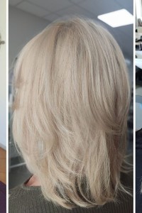 Modne blond fryzury na wiosnę 2023.Refleksy, balejaż, front blond, air touch -zdjęcia