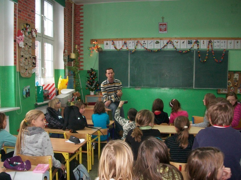 Gniezno - W Szkole Podstawowej nr 5 gościł olimpijczyk