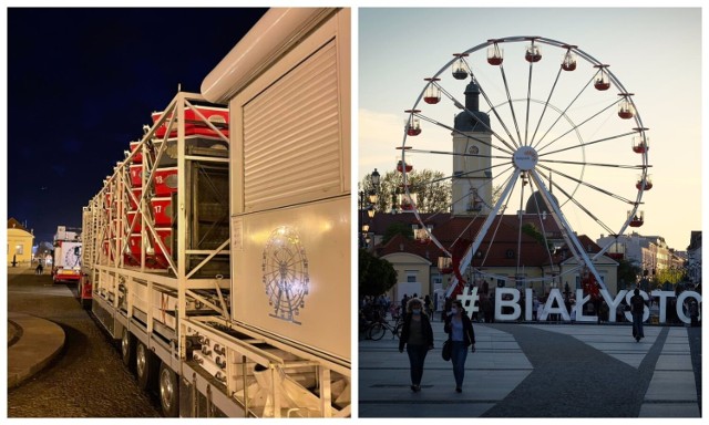 Diabelski młyn w Białymstoku. Koło widokowe wróciło na Rynek Kościuszki