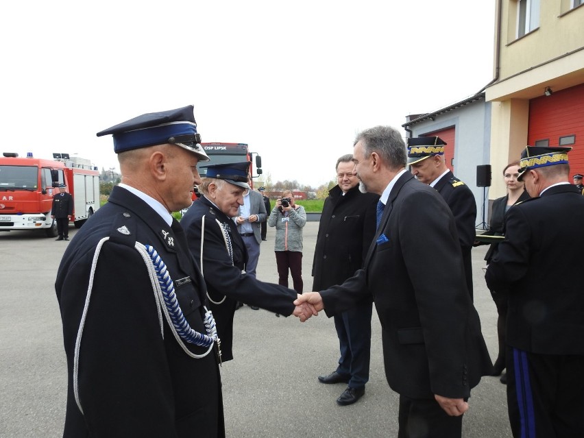 Ochotnicza Straż Pożarna w Lipsku. Wiceminister Zieliński nagrodził najlepszych druhów [FOTO]