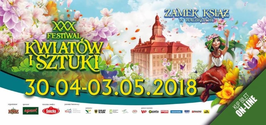 Wałbrzych: Dziś rusza XXX Festiwal Kwiatów i Sztuki na zamku Książ [ZDJĘCIA]