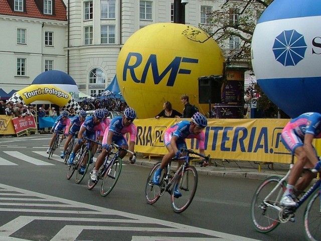 Tour de Pologne 2007 w Warszawie. Zdjęcie ilustracyjne