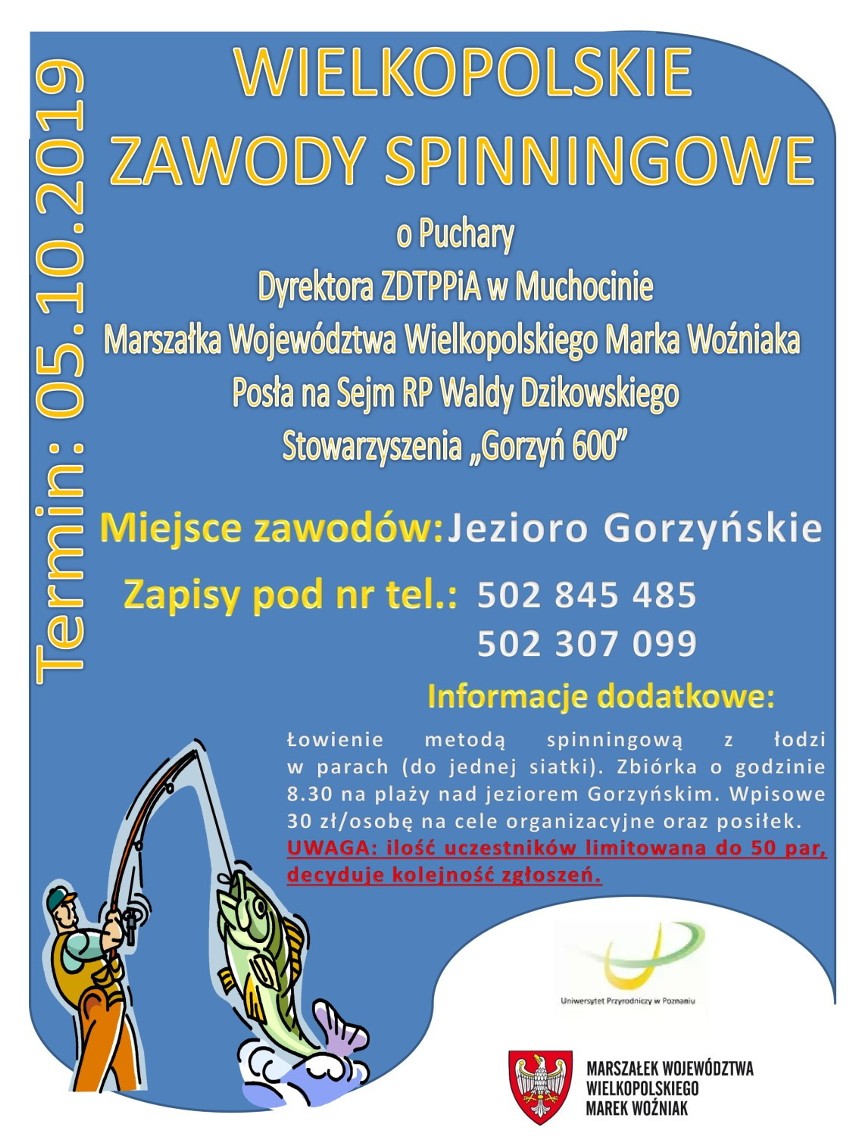 Wielkopolskie Zawody Spinningowe w Gorzyniu - już 5...