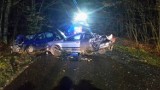 Groźny wypadek na drodze wojewódzkiej 444 między Odolanowem na Sulmierzycami [ZDJĘCIA]