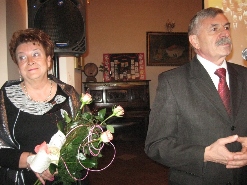 Kandydat na prezydenta, Zbigniew Burzyński z małżonką.