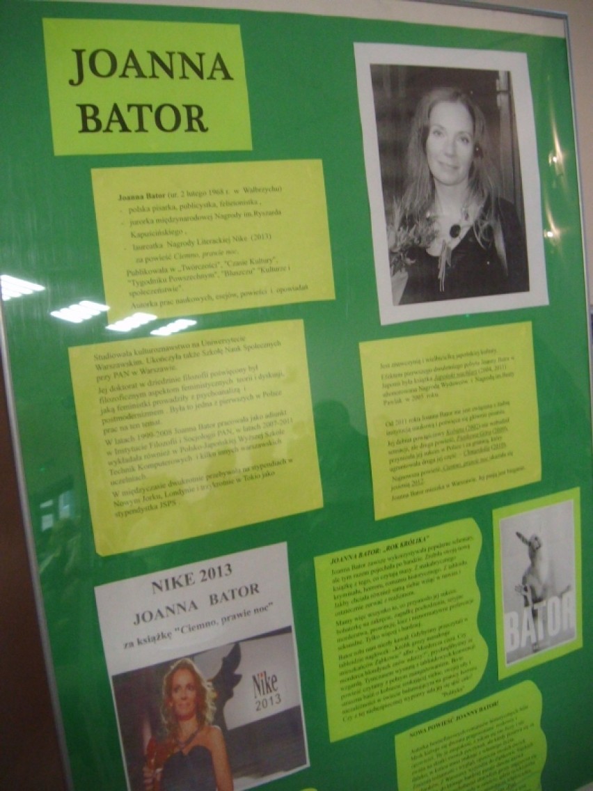 Joanna Bator była gościem filii Miejskiej Biblioteki Publicznej w Nowej Rudzie-Słupcu