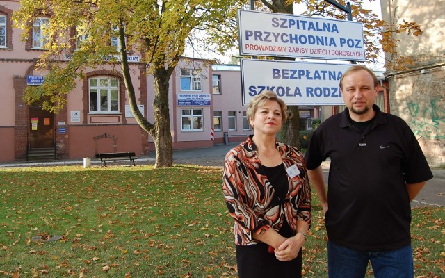 Elżbieta Kościńska i Artur Piotrowicz twierdzą, ze nowodworski szpital ciągle się rozwija