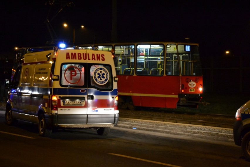 Wypadek w Zabrzu: mężczyzna potrącony przez tramwaj