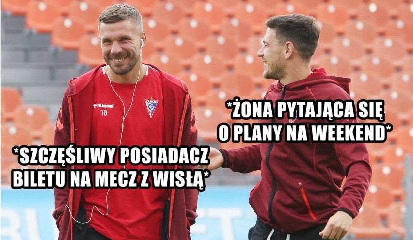 Kliknij i zobacz najlepsze memy kibiców > > >