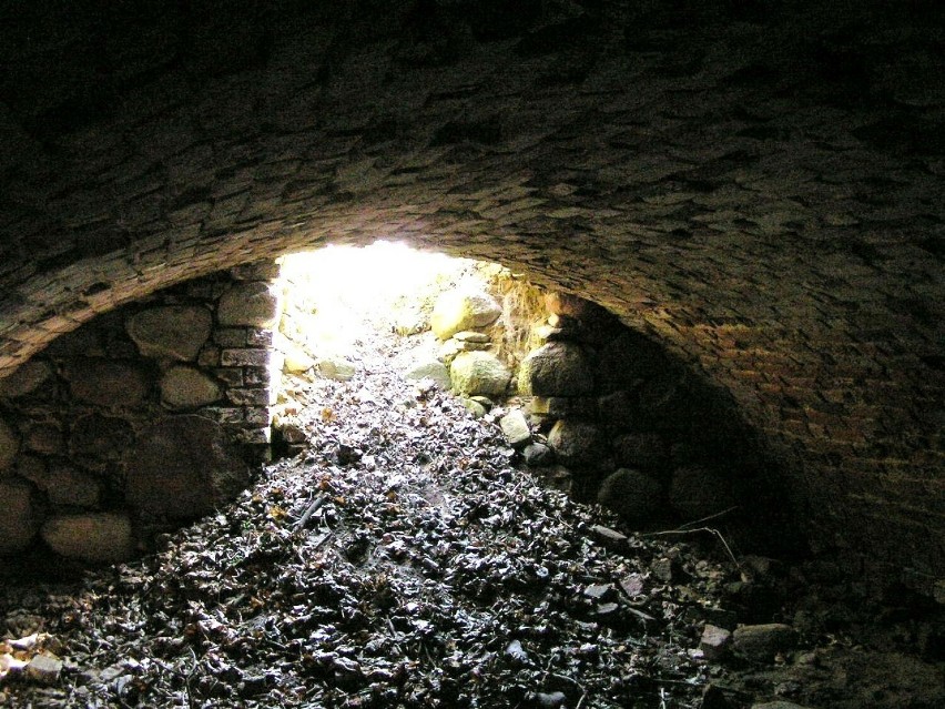 W zamku Lipienek zachowały się niektóre piwnice