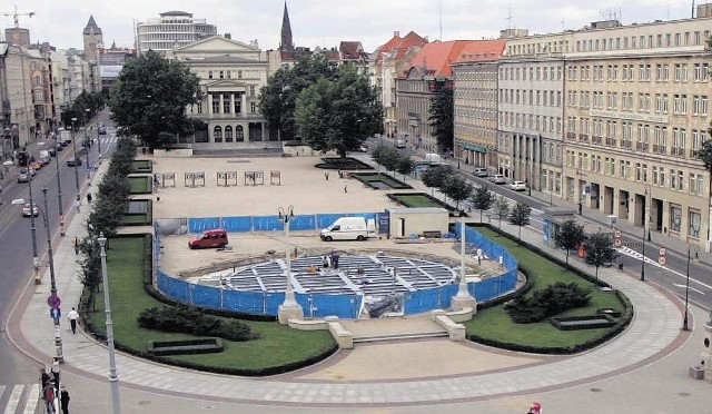 Już wkrótce fontanna upiększy plac Wolności