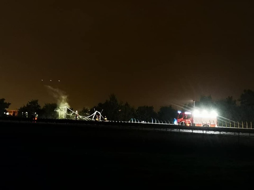 Pożar na A4 koło Legnicy. Zapłonął tir, droga jest zablokowana