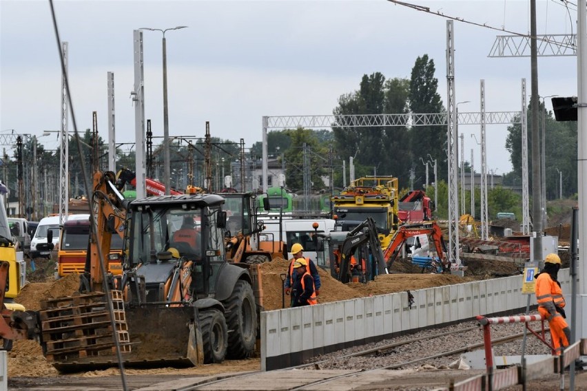 Budowa stacji Warszawa Zachodnia w wakacje 2023
