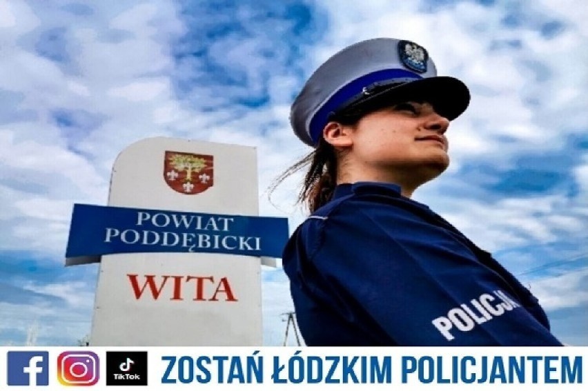 Doborowy czwartek poddębickiej policji w czwartek 3 marca dla zainteresowanych pracą w mundurze ZDJĘCIA