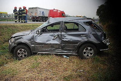 Rano doszło do wypadku na trasie DK 1. Jedna osoba ranna