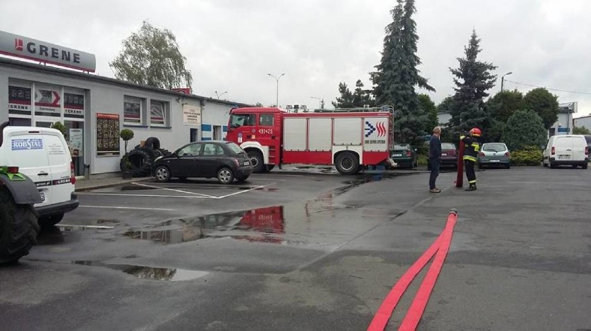 Do pożaru doszło w czwartek w jednym z zakładów pracy przy...