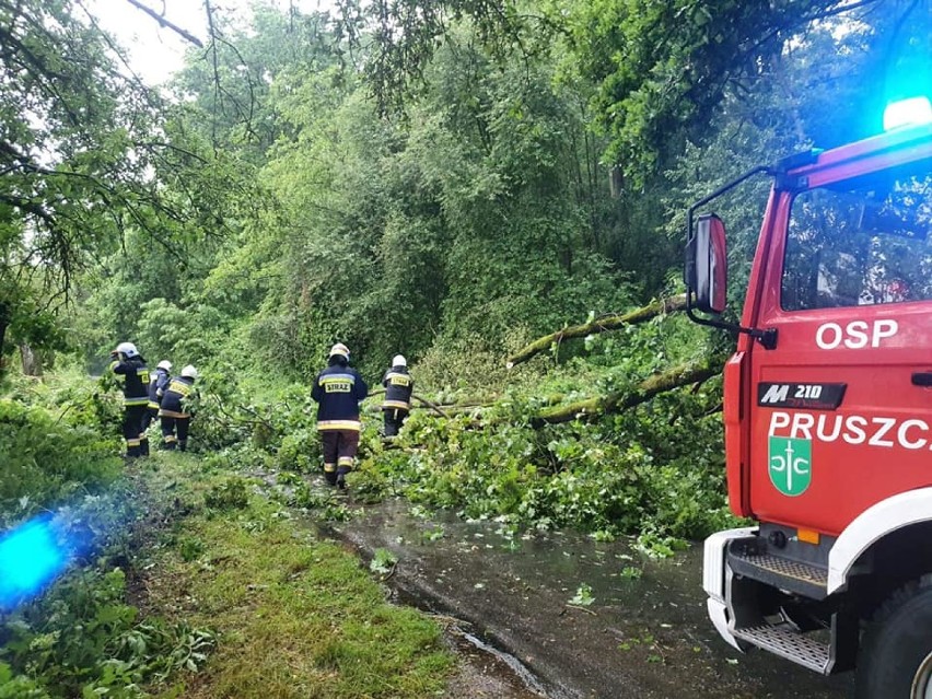 Burze i ulewy w powiecie świeckim. Grzmoty i błyskawice nie powiedziały jeszcze ostatniego słowa