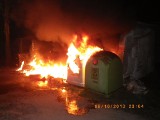 Pożary kontenerów w Chocianowie