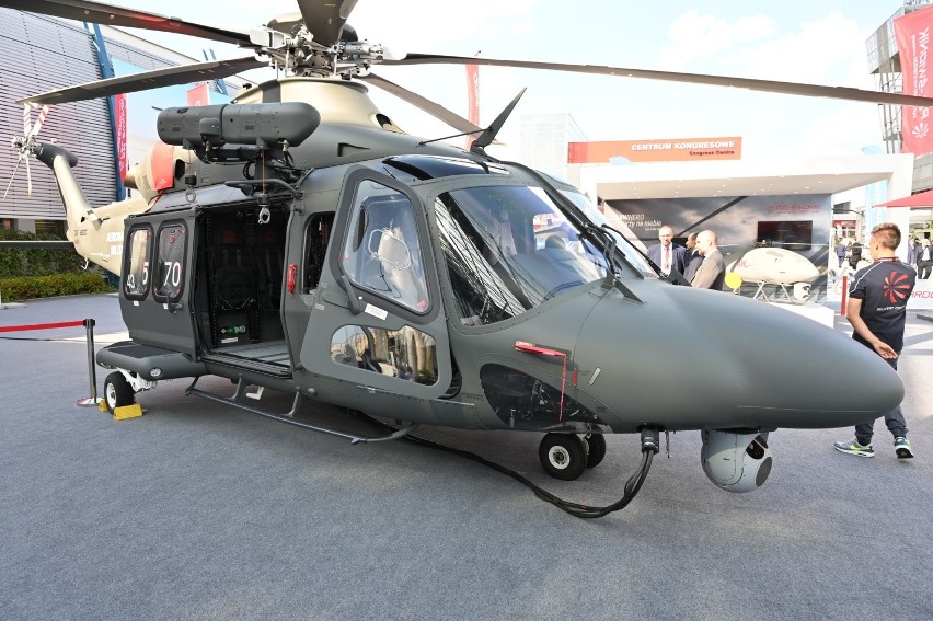 Sukces śmigłowca AW139 na Międzynarodowym Salonie Przemysłu Obronnego w Kielcach. Imponuje nowoczesnością [WIDEO, ZDJĘCIA]