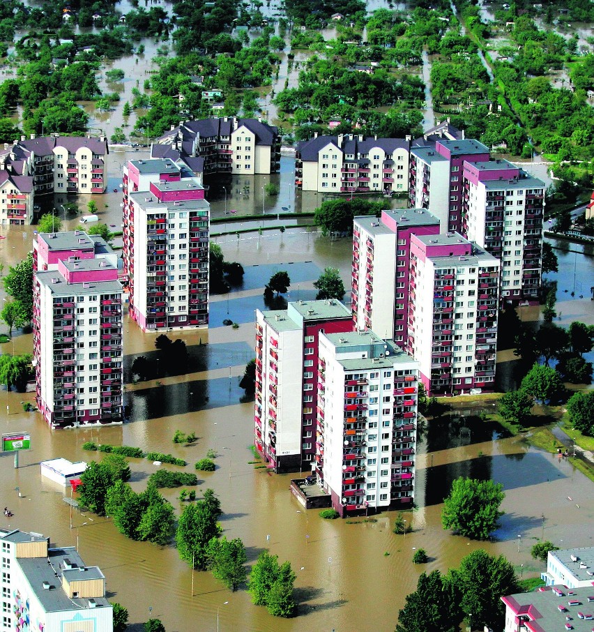 Maj 2010. Woda niespodziewanie wdarła się na Kozanów