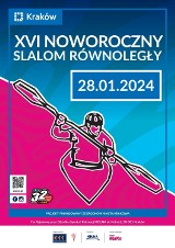 Kajakarstwo górskie. Noworoczny Slalom Równoległy na Kolnej w Krakowie wspierał WOŚP