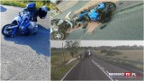 Seria wypadków z udziałem motocyklistów na drogach w regionie tarnowskim. Są ranni. Jedna z nich została zabrana śmigłowcem LPR do szpitala
