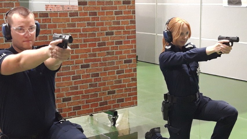 Policjanci z Rawicza trenowali na strzelnicy w Lesznie. Oby nie musieli wykorzystywać nabytych zdolności użycia broni palnej [ZDJĘCIA]