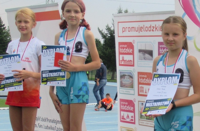 Milena Płocka z LKS Koluszki wicemistrzynią województwa łódzkiego podczas zawodów w Bełchatowie